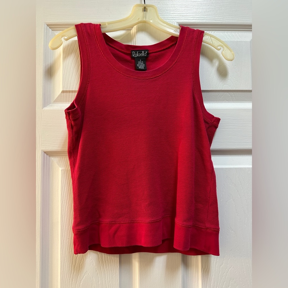 Rafaella Red Twin Set Tank And Zip Jacket Size Small Women’s - Picture 4 of 7